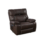 Fauteuil inclinable de massage électrique Christopher Knight Home Motors avec support pour téléphone