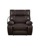 Fauteuil inclinable de massage électrique Christopher Knight Home Motors avec support pour téléphone
