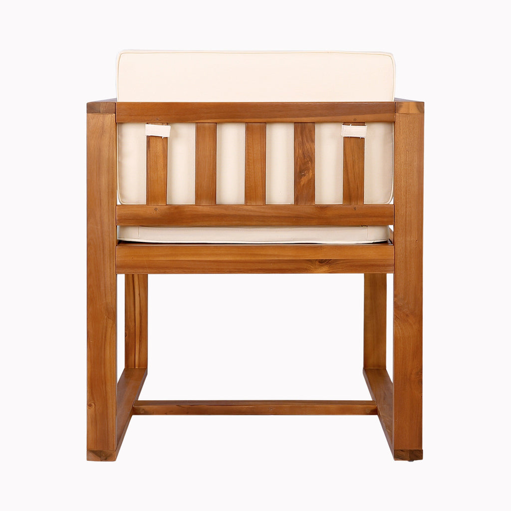 Christopher Knight Home Ensemble de salle à manger d'extérieur rustique en bois d'acacia 5 pièces