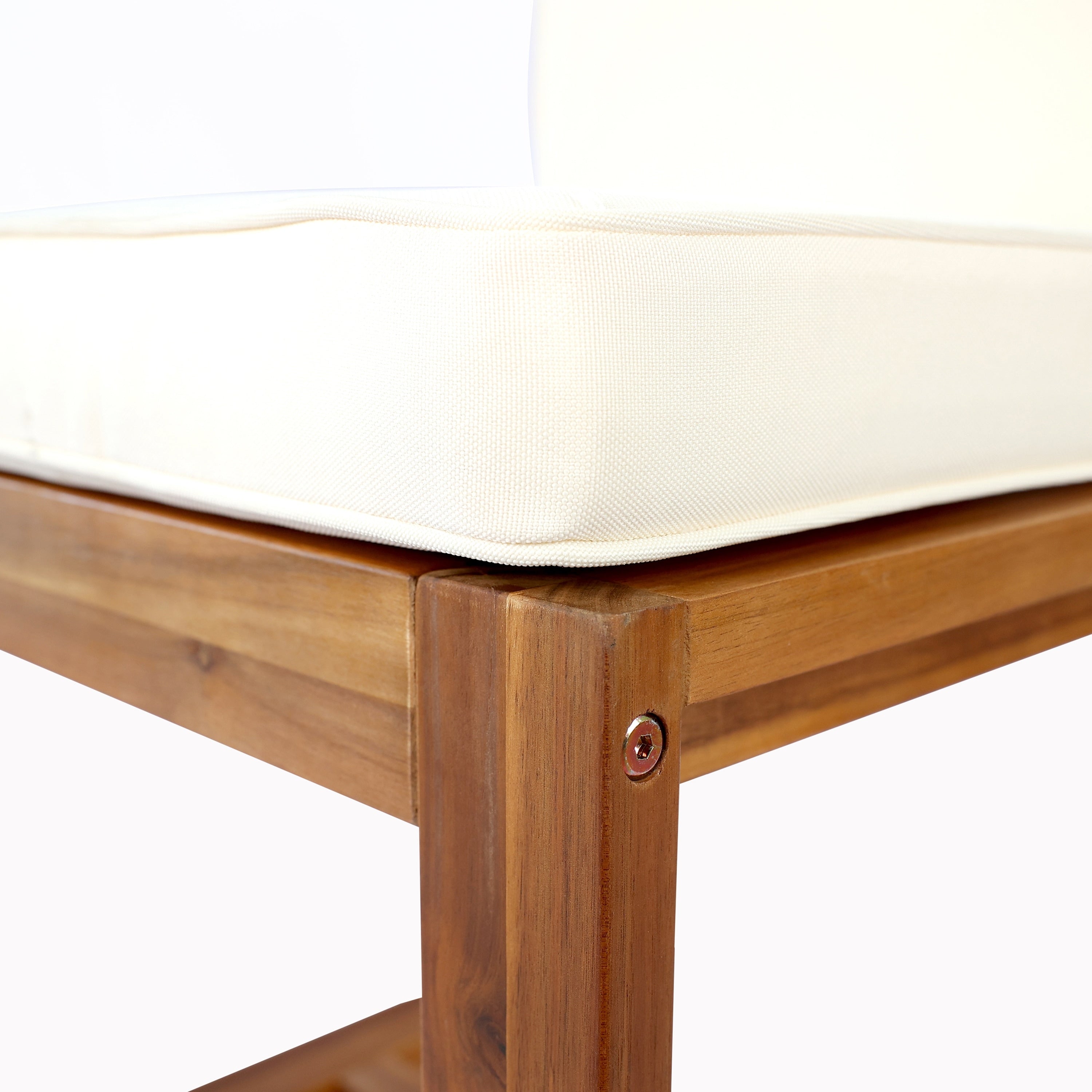 Christopher Knight Home Ensemble de salle à manger d'extérieur rustique en bois d'acacia 5 pièces