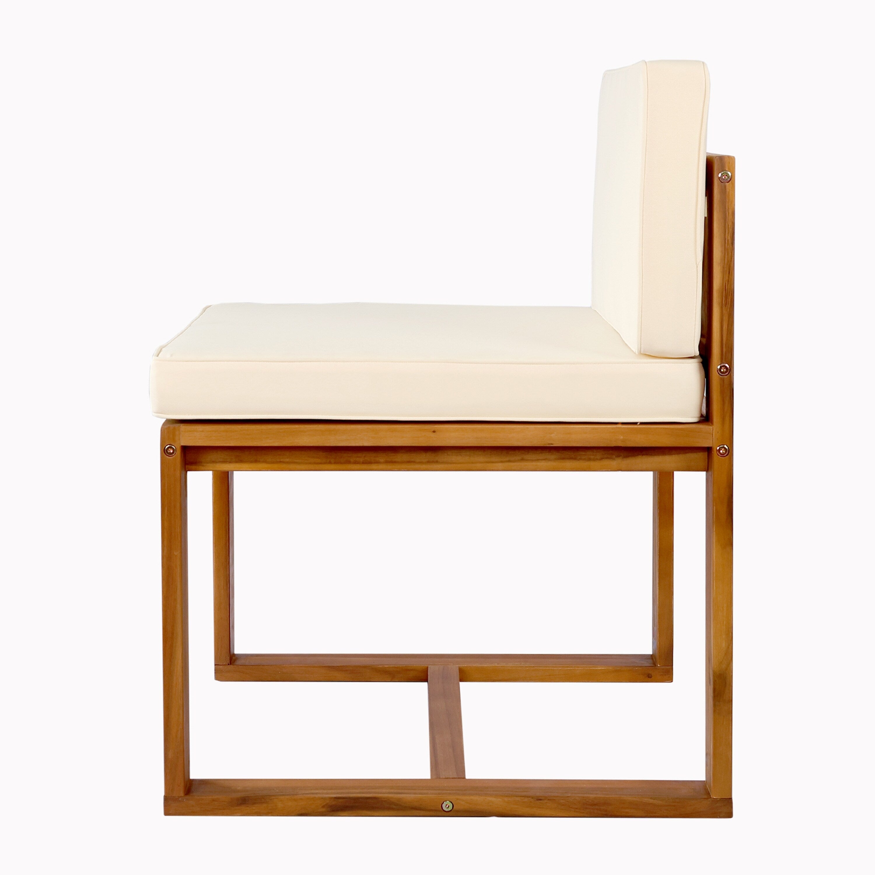 Christopher Knight Home Ensemble de salle à manger d'extérieur rustique en bois d'acacia 5 pièces