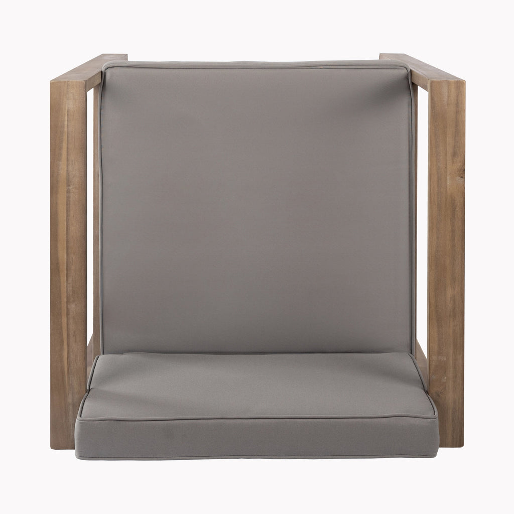 Christopher Knight Home Ensemble de salle à manger d'extérieur rustique en bois d'acacia 5 pièces