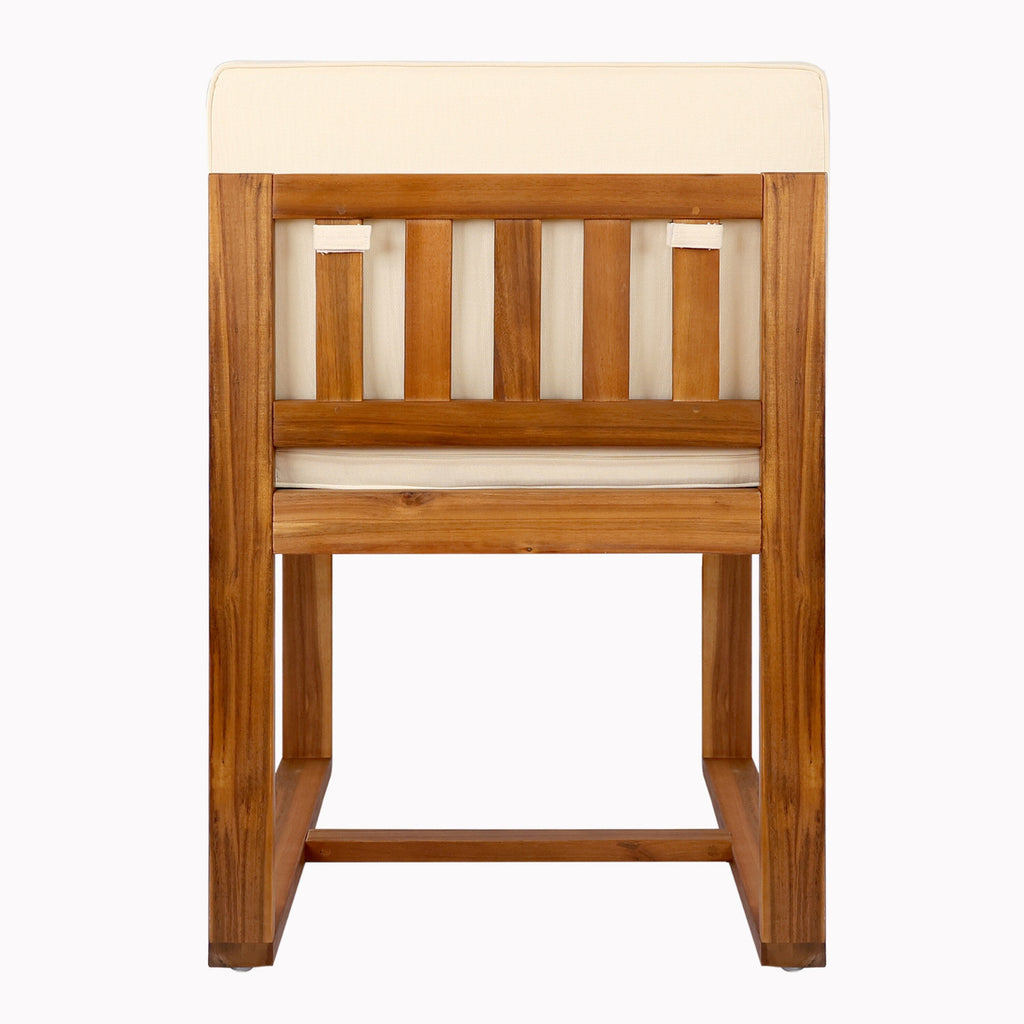 Christopher Knight Home Ensemble de salle à manger d'extérieur rustique en bois d'acacia 5 pièces