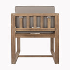 Christopher Knight Home Ensemble de salle à manger d'extérieur rustique en bois d'acacia 5 pièces