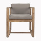 Christopher Knight Home Ensemble de salle à manger d'extérieur rustique en bois d'acacia 5 pièces