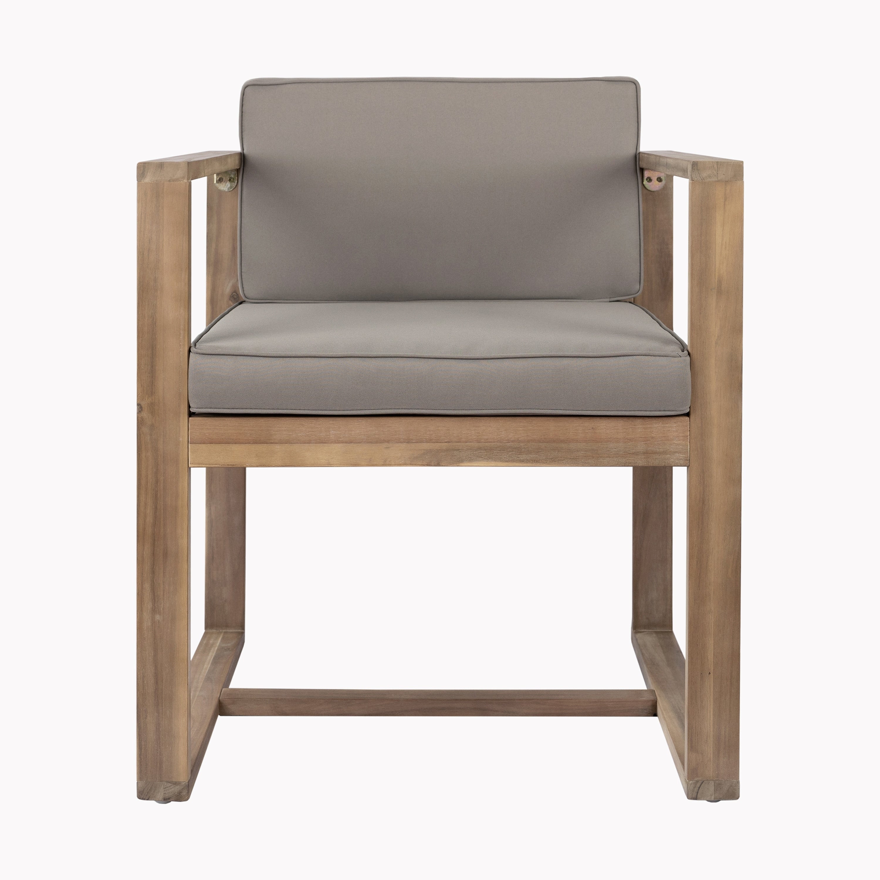 Christopher Knight Home Ensemble de salle à manger d'extérieur rustique en bois d'acacia 5 pièces