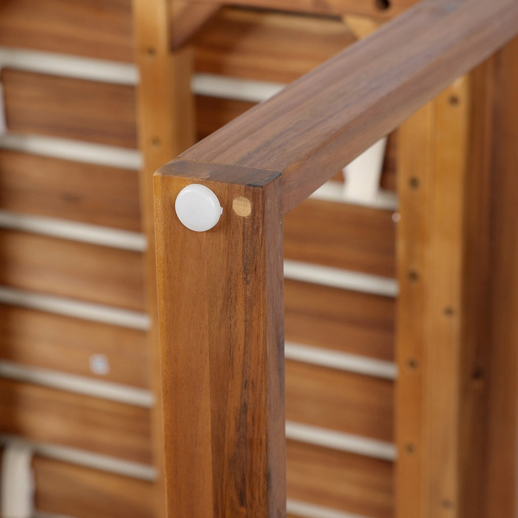 Christopher Knight Home Ensemble de salle à manger d'extérieur rustique en bois d'acacia 5 pièces