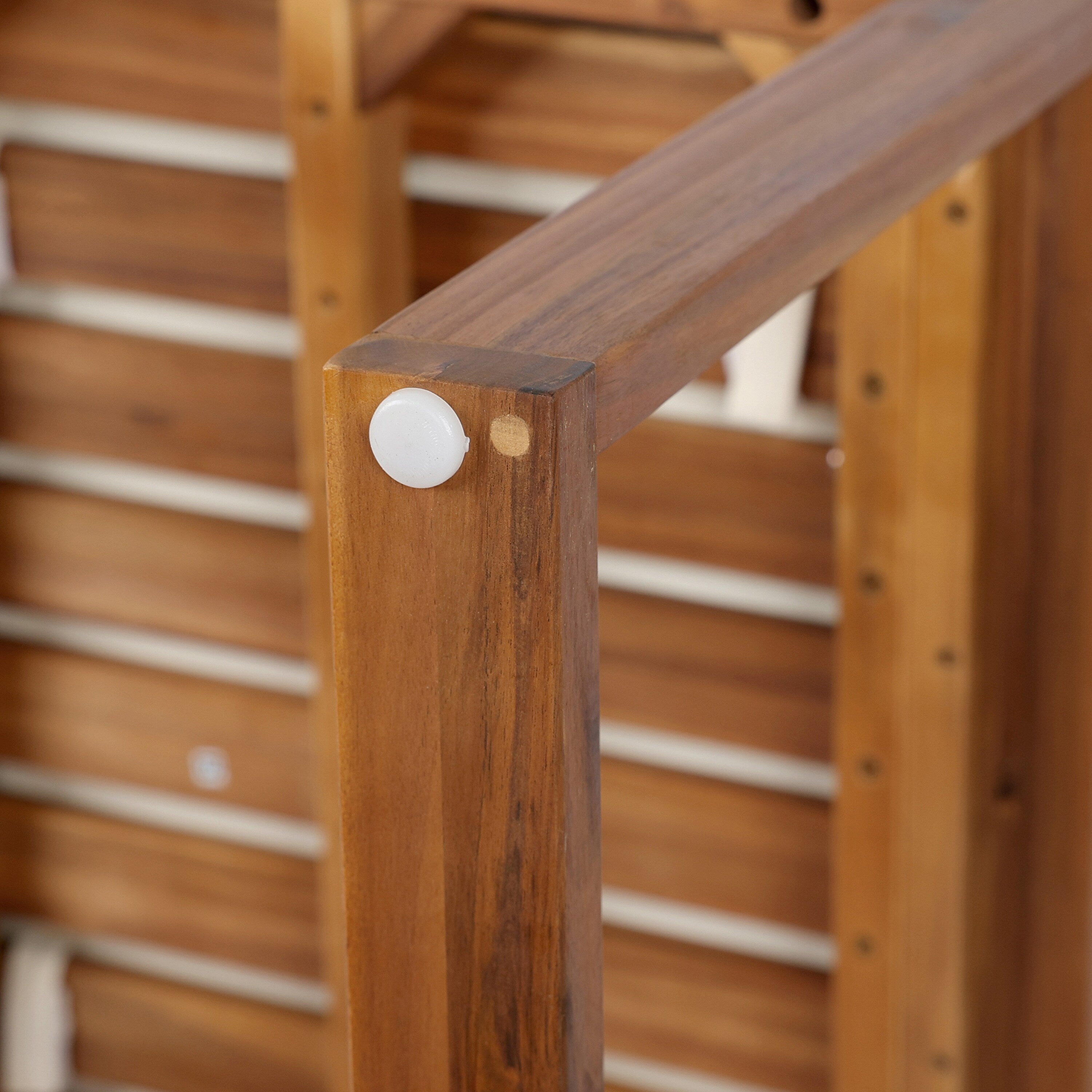 Christopher Knight Home Ensemble de salle à manger d'extérieur rustique en bois d'acacia 5 pièces