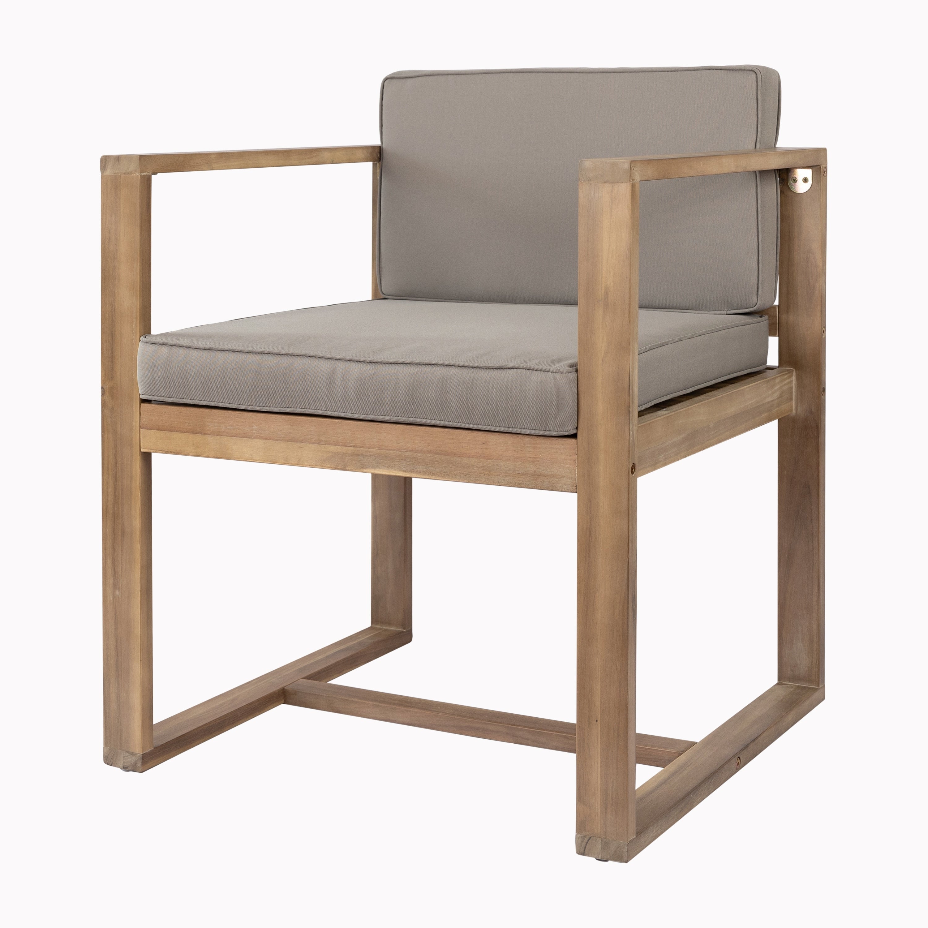 Christopher Knight Home Ensemble de salle à manger d'extérieur rustique en bois d'acacia 5 pièces