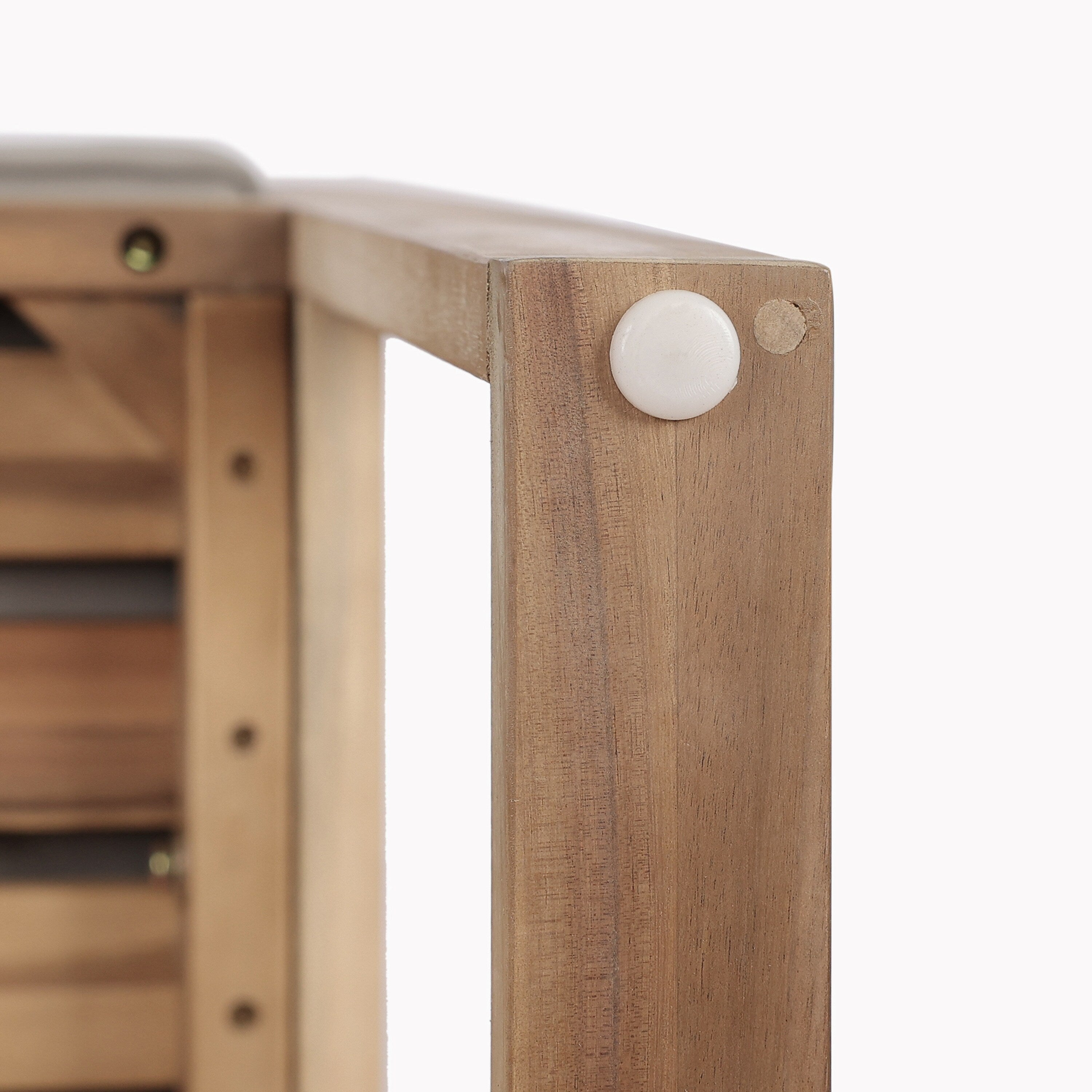 Christopher Knight Home Ensemble de salle à manger d'extérieur rustique en bois d'acacia 5 pièces