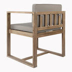 Christopher Knight Home Ensemble de salle à manger d'extérieur rustique en bois d'acacia 5 pièces