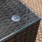 Christopher Knight Home Santa Rosa Ensemble de salon d'extérieur 7 pièces en osier