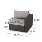 Christopher Knight Home Santa Rosa Ensemble de salon d'extérieur 7 pièces en osier