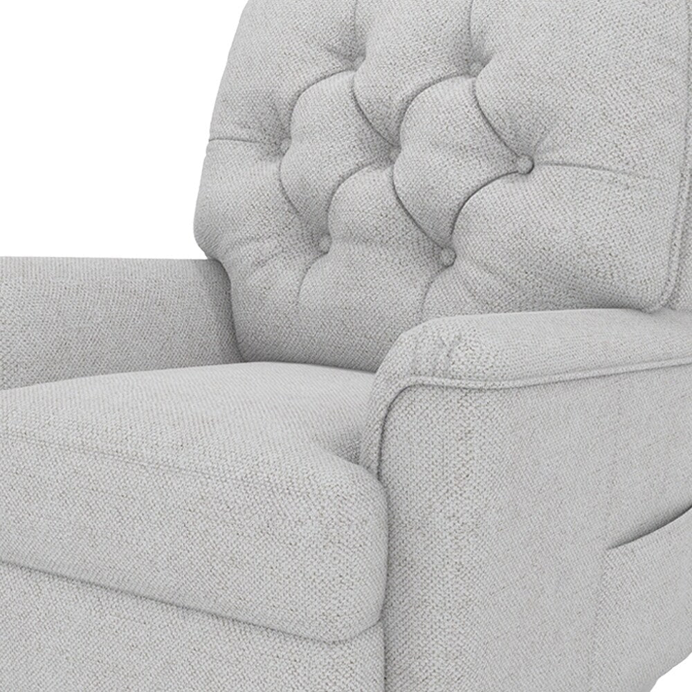 Fauteuil inclinable Chromcraft Arbor en finition gris foncé