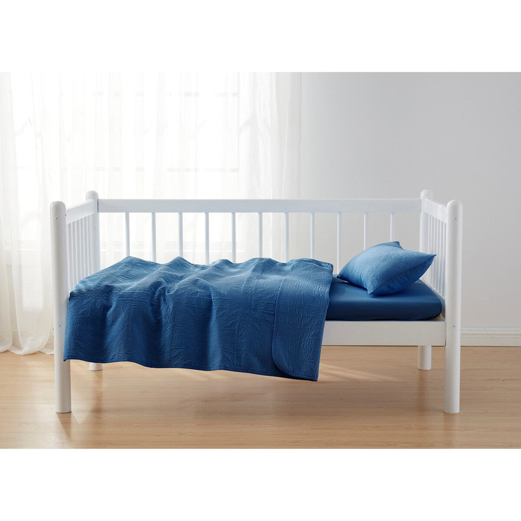 Parure de lit Clara Clark pour tout-petits, ensemble couvre-lit 3 pièces, couette matelassée toutes saisons, drap-housse et taie d'oreiller