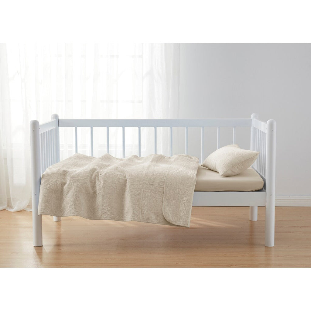 Parure de lit Clara Clark pour tout-petits, ensemble couvre-lit 3 pièces, couette matelassée toutes saisons, drap-housse et taie d'oreiller