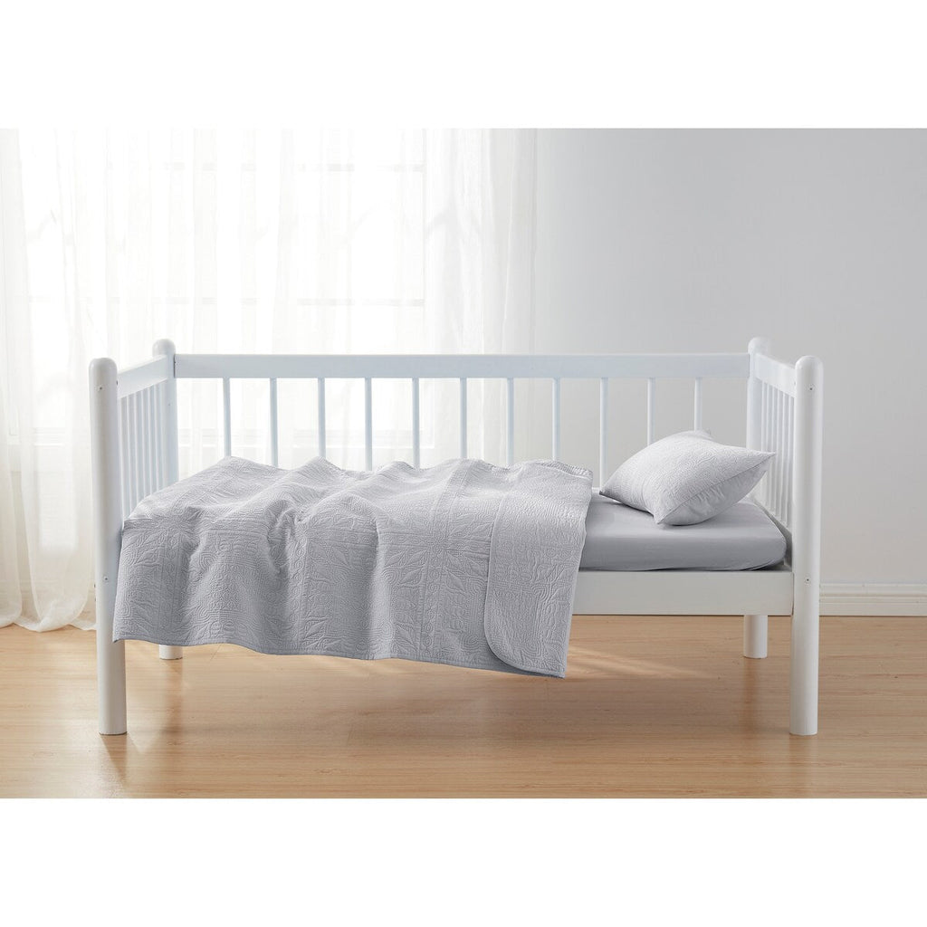 Parure de lit Clara Clark pour tout-petits, ensemble couvre-lit 3 pièces, couette matelassée toutes saisons, drap-housse et taie d'oreiller