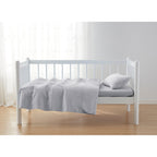 Parure de lit Clara Clark pour tout-petits, ensemble couvre-lit 3 pièces, couette matelassée toutes saisons, drap-housse et taie d'oreiller