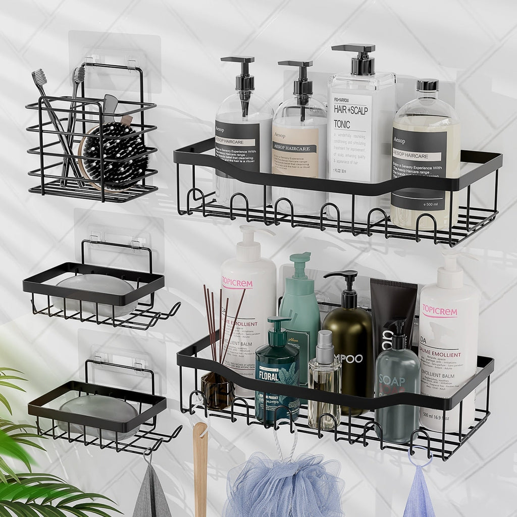 Organisateur de douche adhésif Clara Clark Shower Caddy