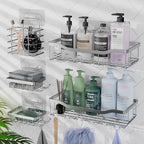 Organisateur de douche adhésif Clara Clark Shower Caddy