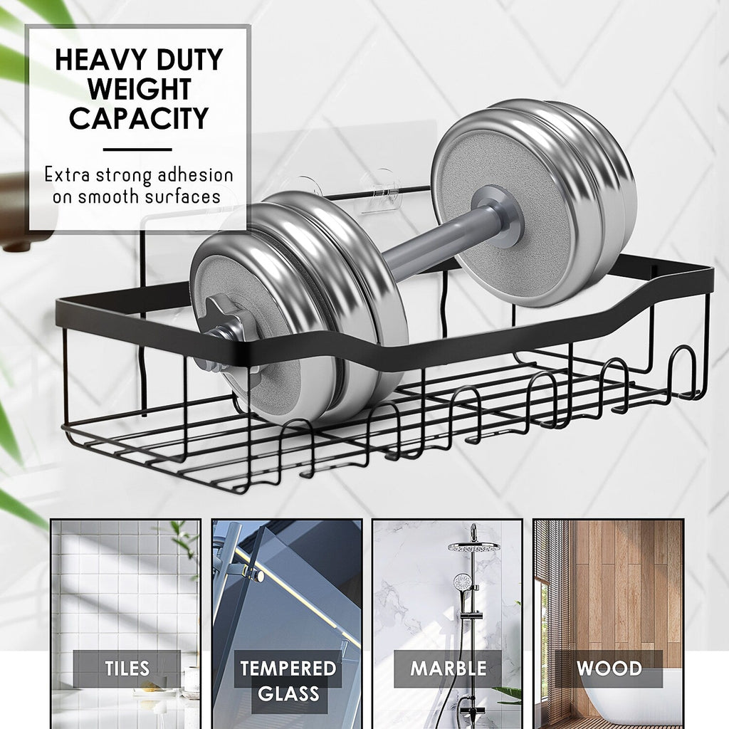 Organisateur de douche adhésif Clara Clark Shower Caddy