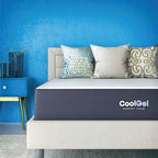 Matelas Classic Brands Cool Gel ventilé en mousse à mémoire de forme 25 cm, certifié CertiPUR US, matelas dans une boîte, lit simple
