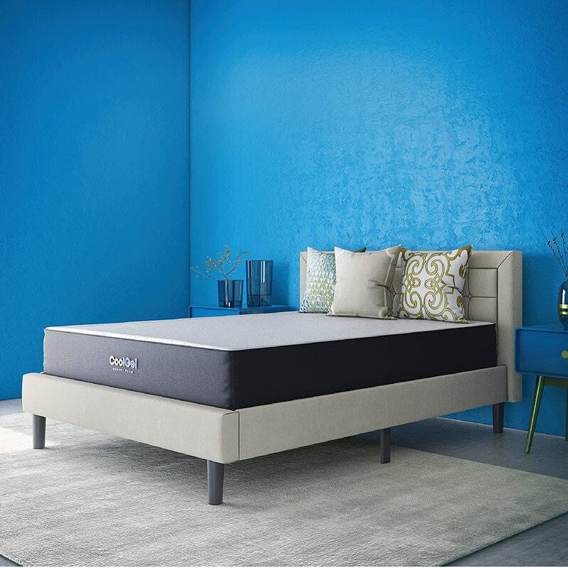 Matelas Classic Brands Cool Gel ventilé en mousse à mémoire de forme 25 cm, certifié CertiPUR US, matelas dans une boîte, lit simple