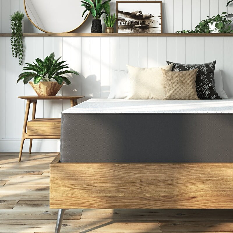 Matelas Classic Brands Cool Gel ventilé en mousse à mémoire de forme 25 cm, certifié CertiPUR US, matelas dans une boîte, lit simple