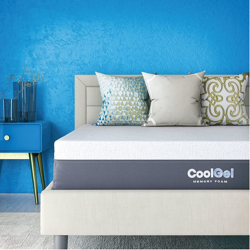 Matelas Classic Brands Cool Gel ventilé en mousse à mémoire de forme 30 cm, certifié CertiPUR US, matelas dans une boîte, simple