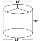Abat-jour tambour classique en fausse soie de 8 à 16 pouces disponible