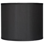 Abat-jour tambour classique en fausse soie de 8 à 16 pouces disponible