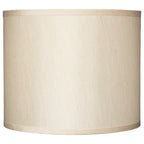 Abat-jour tambour classique en fausse soie de 8 à 16 pouces disponible