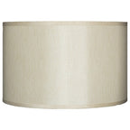 Abat-jour tambour classique en fausse soie de 8 à 16 pouces disponible
