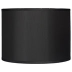 Abat-jour tambour classique en fausse soie de 8 à 16 pouces disponible