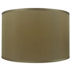 Abat-jour tambour classique en fausse soie de 8 à 16 pouces disponible
