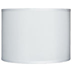 Abat-jour tambour classique en fausse soie de 8 à 16 pouces disponible
