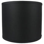 Abat-jour tambour classique en lin lisse, taille inférieure : 8 à 16