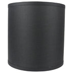 Abat-jour tambour classique en lin lisse, taille inférieure : 8 à 16