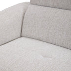 Canapé inclinable électrique Zero Gravity Ostend de Classic Home en tissu rembourré