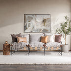 Canapé en tissu et fer Palermo Classic Home