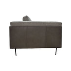 Canapé en tissu et cuir Sinclair de Classic Home