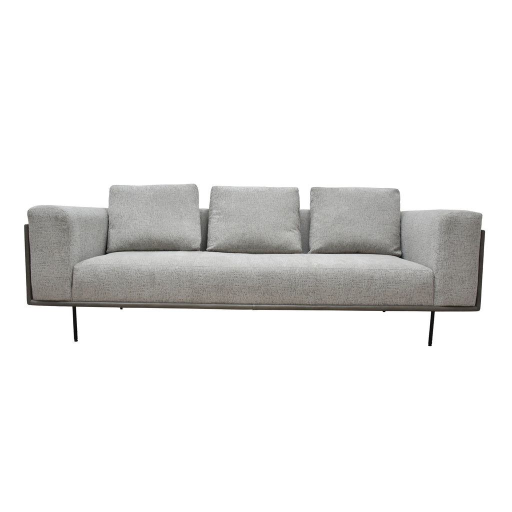 Canapé en tissu et cuir Sinclair de Classic Home