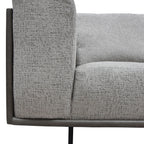 Canapé en tissu et cuir Sinclair de Classic Home