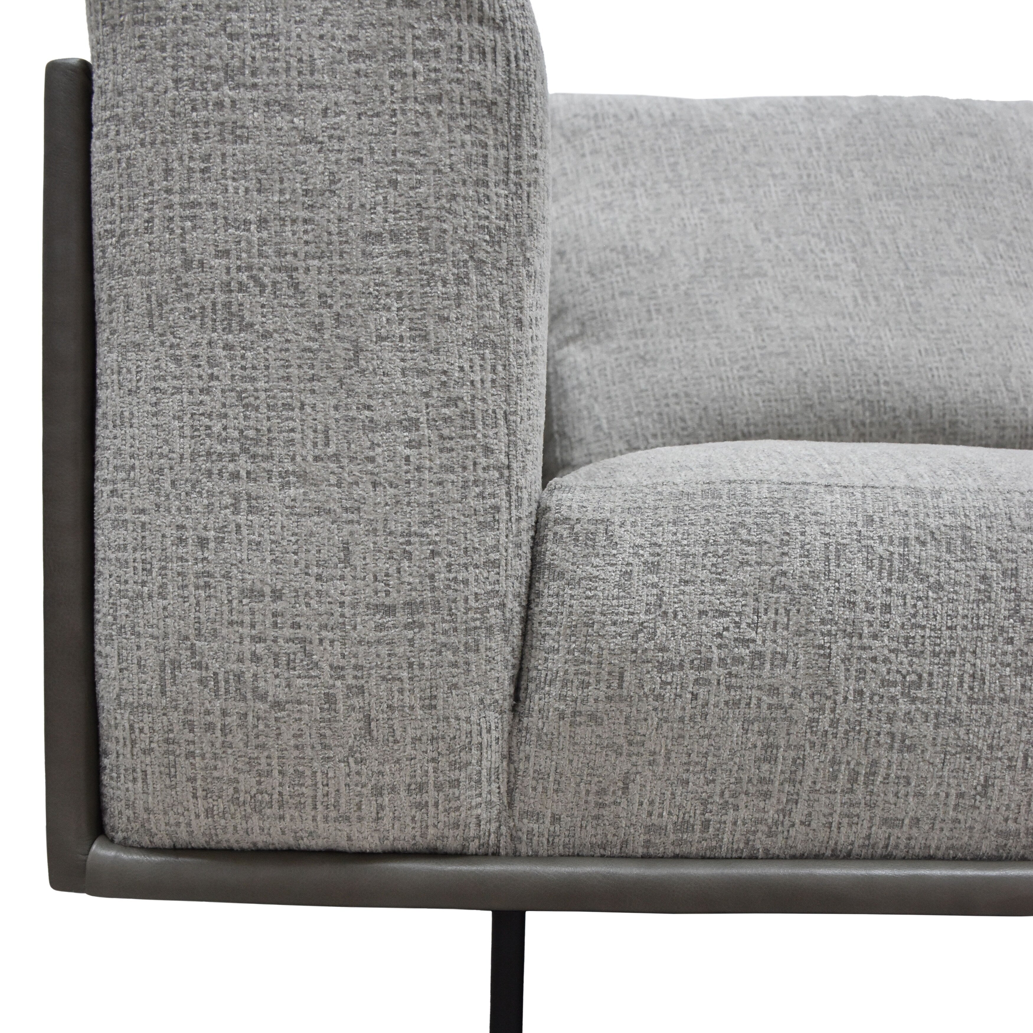 Canapé en tissu et cuir Sinclair de Classic Home