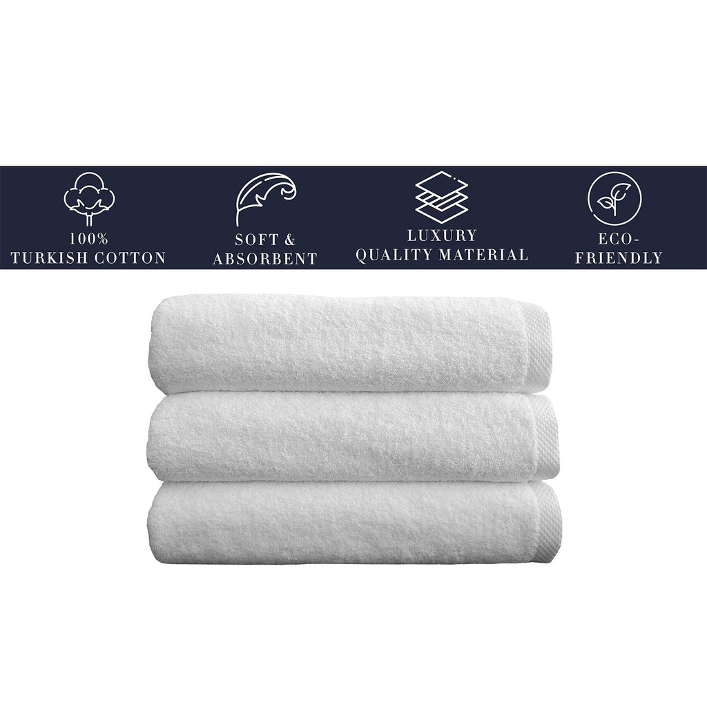 Ensemble de 3 draps de bain géants 100 % coton turc CTT Arsenal