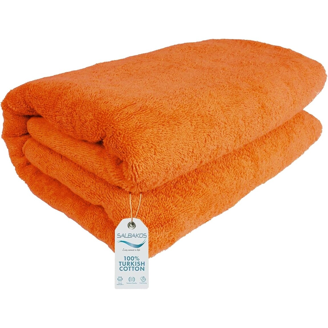 Serviettes turques classiques - Drap de bain Cambridge 100 % coton turc Jumbo SPA, séchage rapide