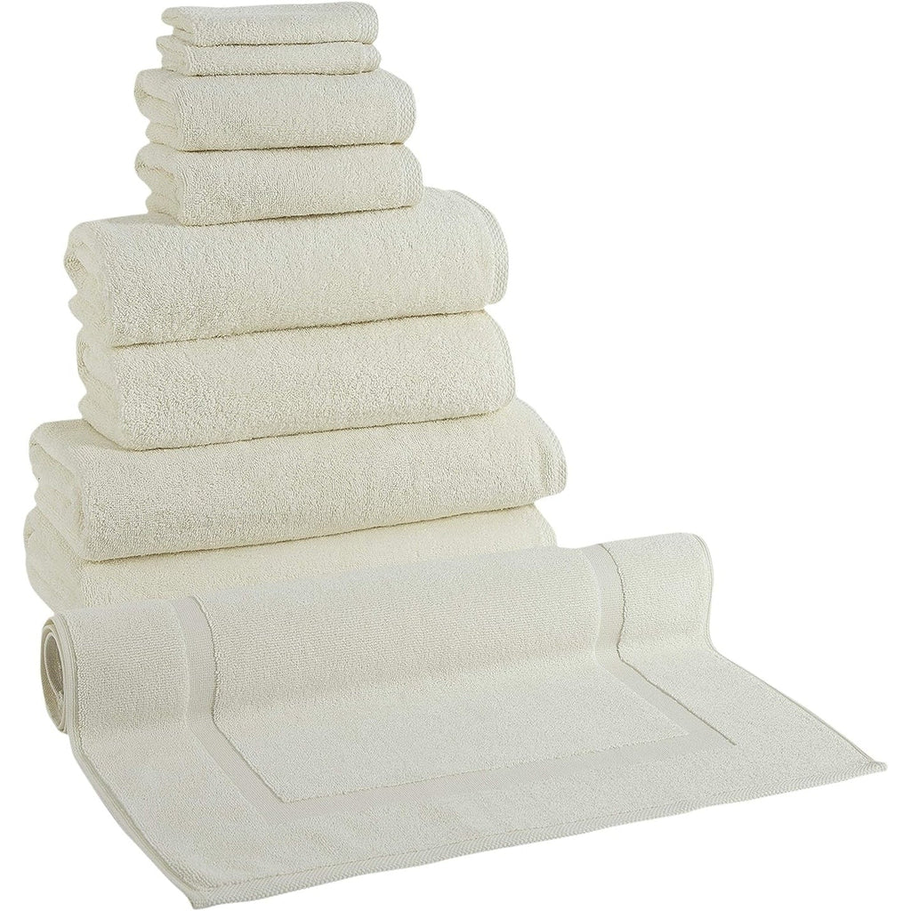 Ensemble de serviettes CTT 100 % coton turc, 8 ou 9 pièces, séchage rapide et absorbant