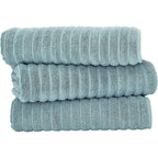 Serviettes turques classiques, ensemble de draps de bain en coton et serviettes côtelées surdimensionnées, ultra-douces et absorbantes, lot de 3 - 40 x 65