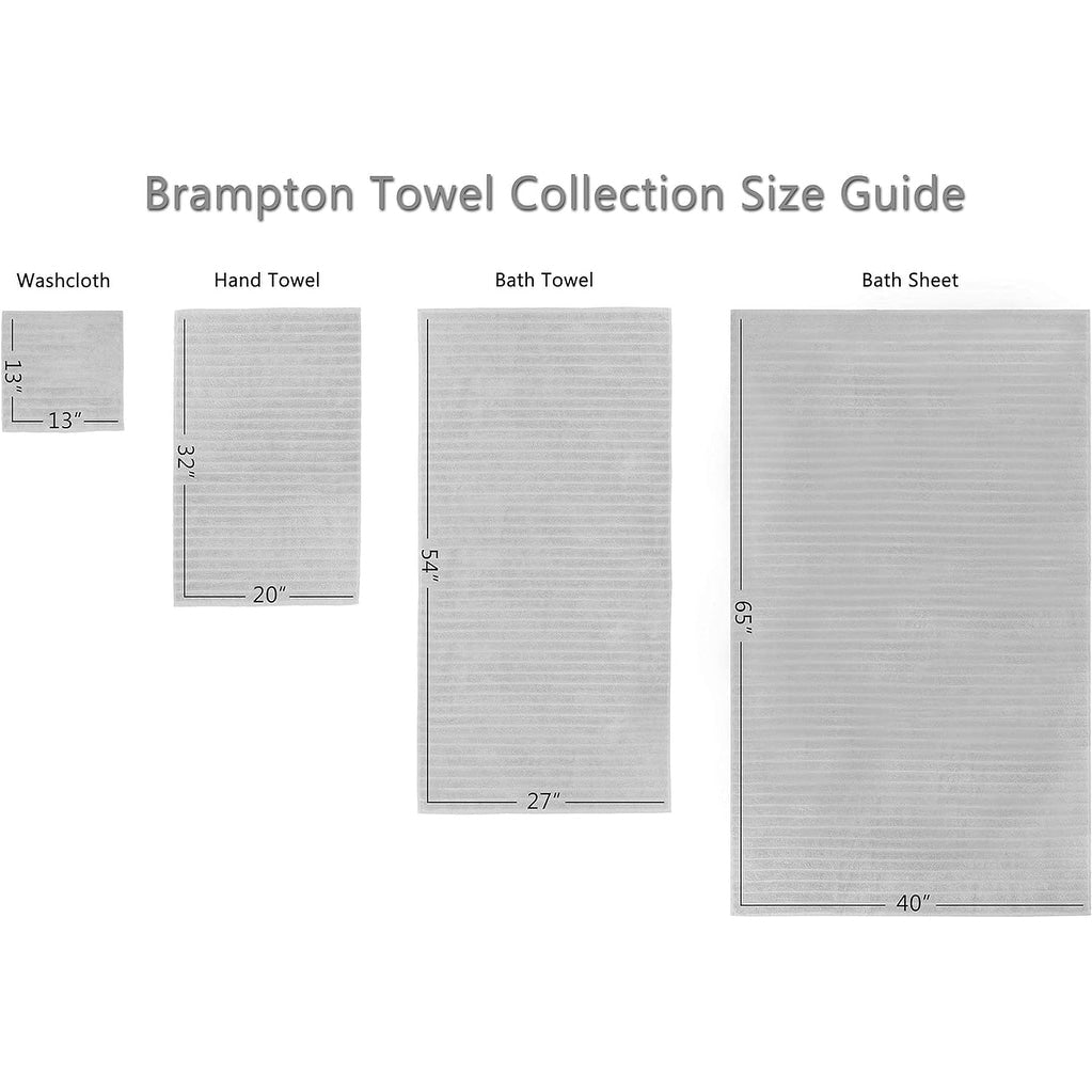 Serviettes turques classiques, ensemble de draps de bain en coton et serviettes côtelées surdimensionnées, ultra-douces et absorbantes, lot de 3 - 40 x 65