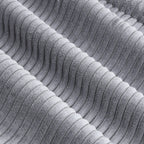 Canapé sectionnel classique en U 4 places avec coussins amovibles et pieds en bois massif pour salon ou bureau